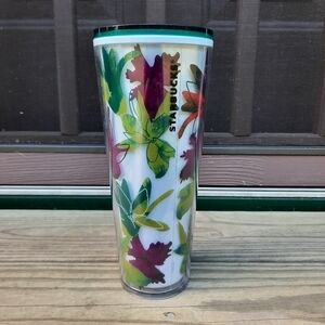 Starbucks Spring 2022 Floral Tropical Tumbler Venti 24 fl oz cold drink cup